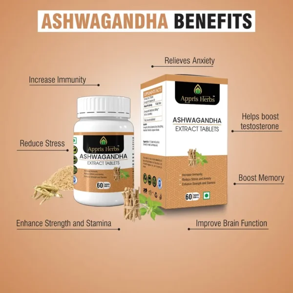 Ashwagandha Extract Tablets (Pack of 2) - Image 3