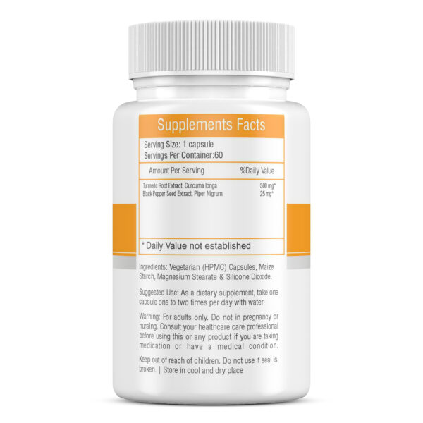 Turmeric & Black Pepper Capsules - Image 2